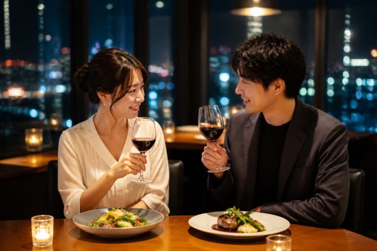 東京のデートで食事をする場合の滞在時間はどのくらい？